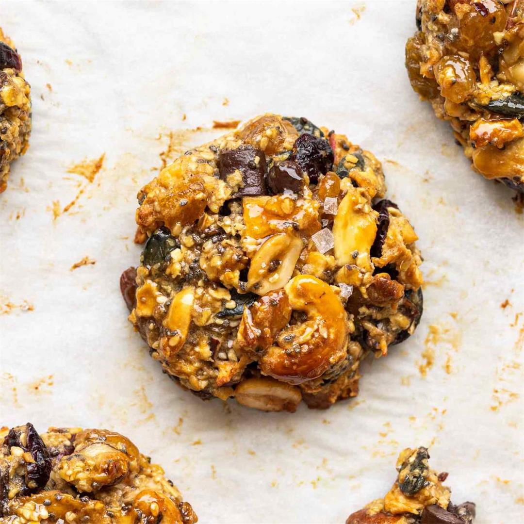 Healthy Trail Mix Cookies