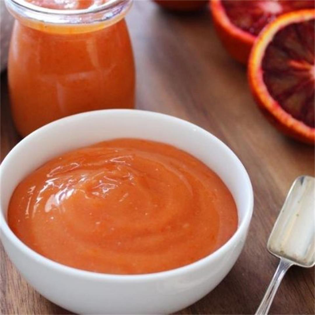 Blood Orange Curd - It's Not Complicated Recipes