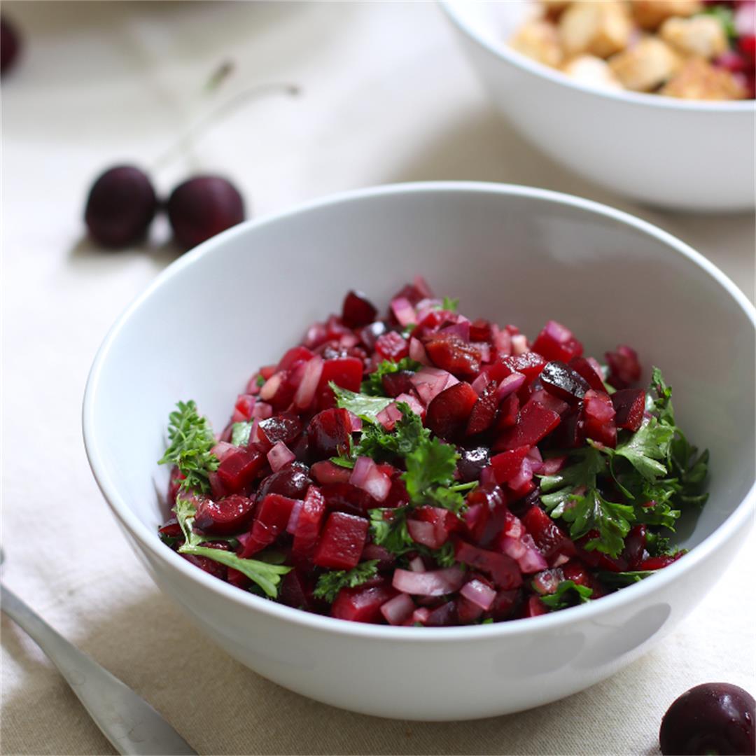 Cherry Salsa with Beets