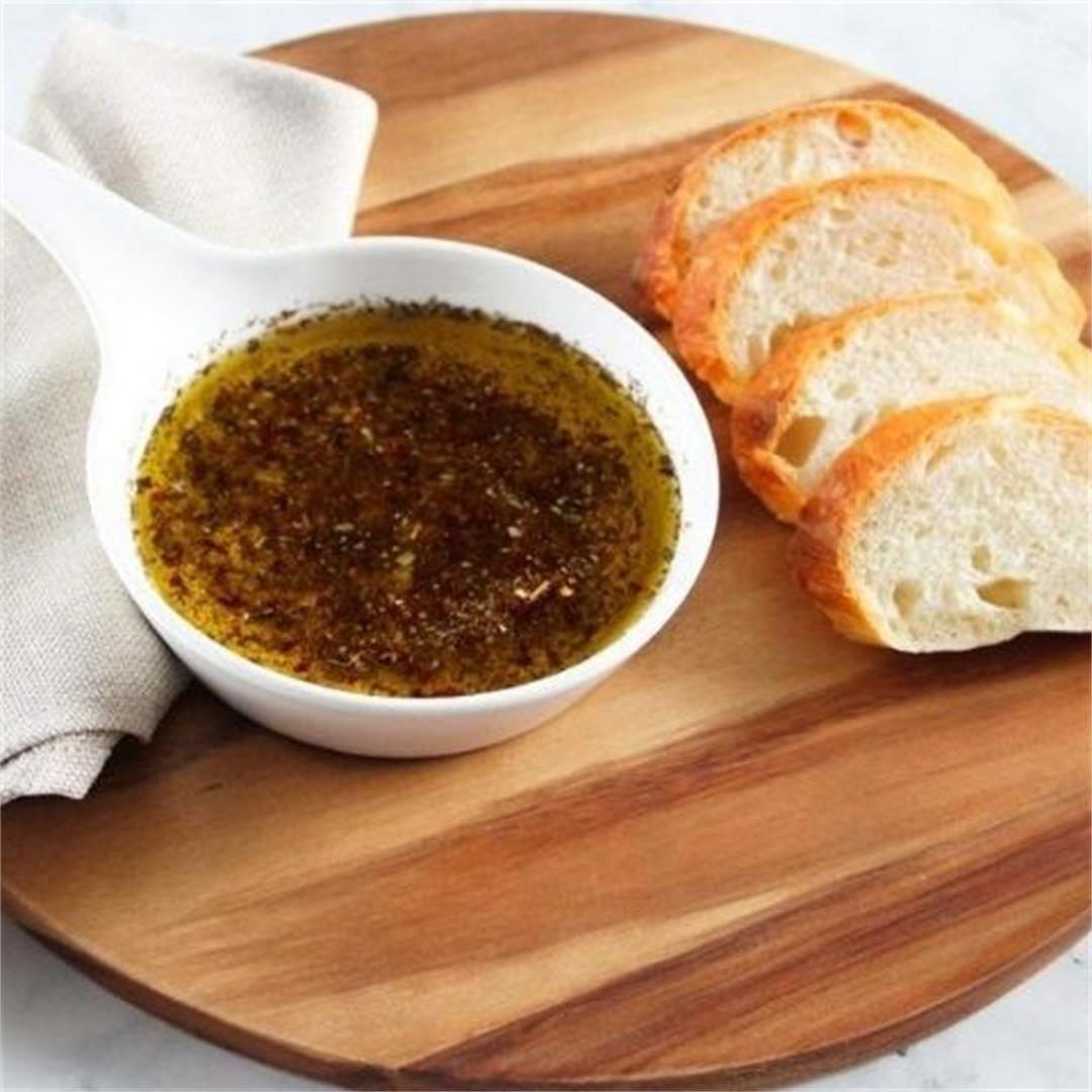 Mediterranean Bread Dipping Oil - It's Not Complicated Recipes