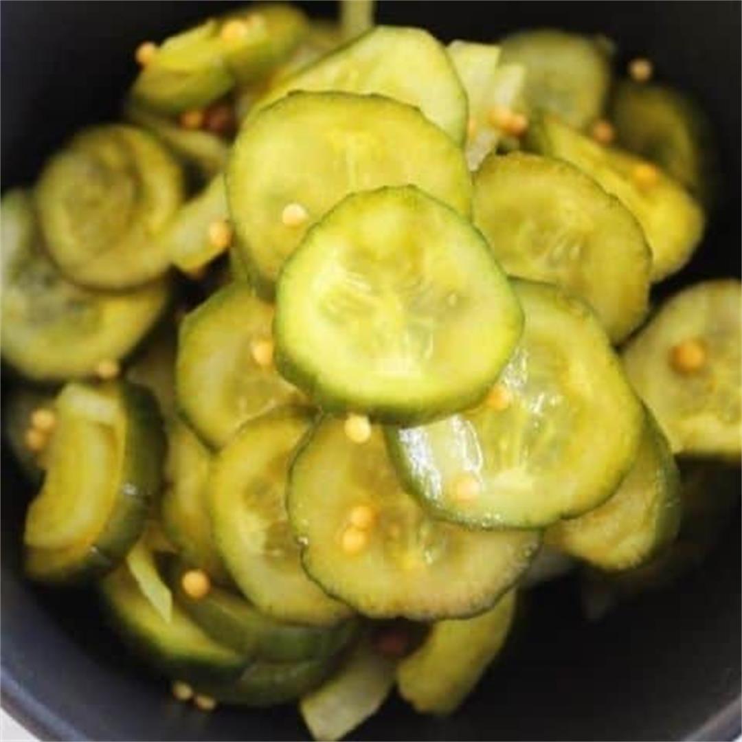 Bread and Butter Pickles - It's Not Complicated Recipes