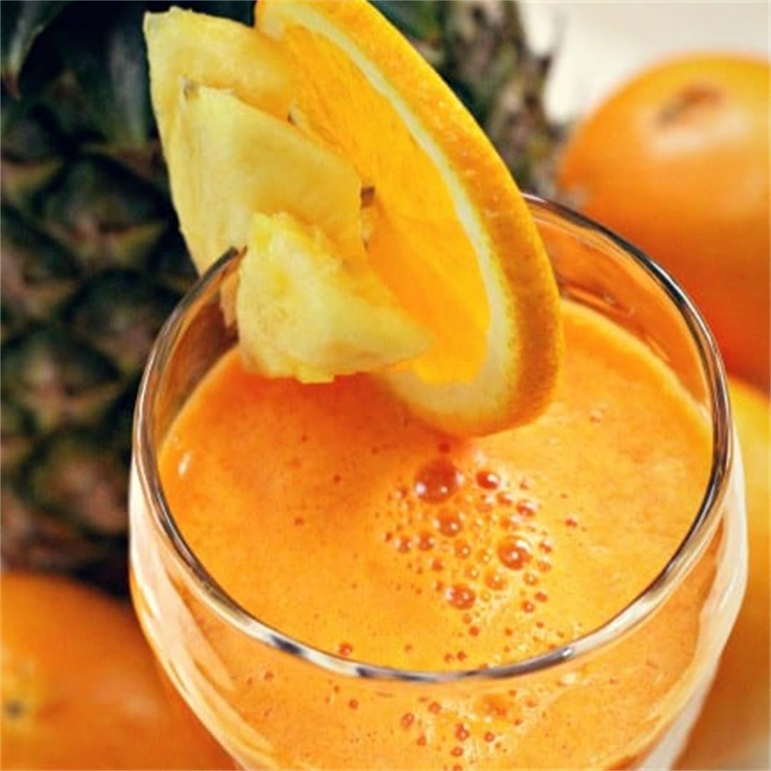 Fruit Juice; Orange Booster (Orange, Pineapple and Carrot)
