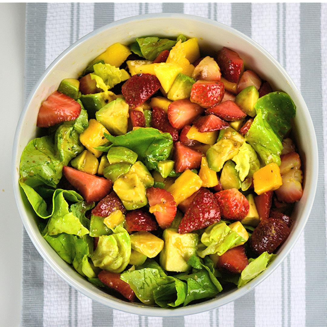 Strawberry Mango Avocado Salad – A Gourmet Food Blog