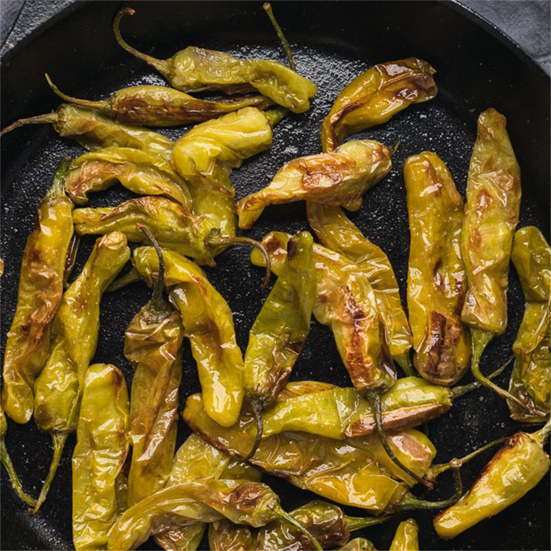 Oven Roasted Shishito Peppers