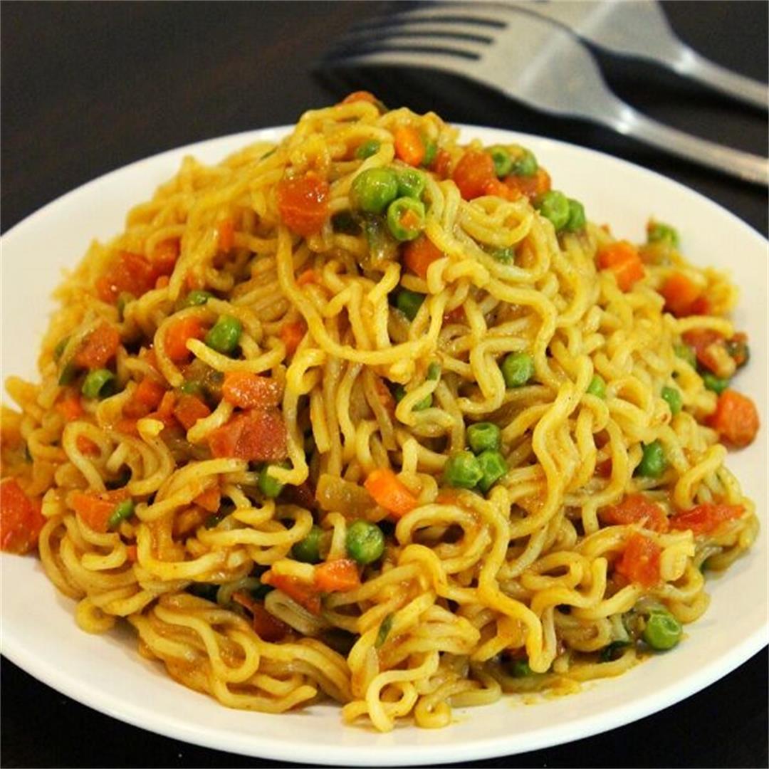 maggi noodles recipe, vegetable maggi recipe