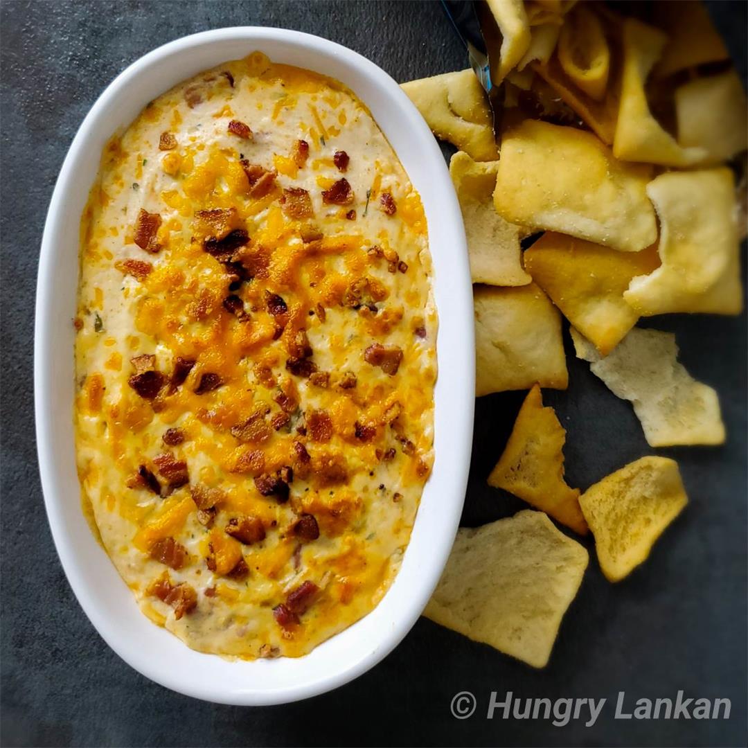 Quick and Easy Cheddar and Bacon Dip