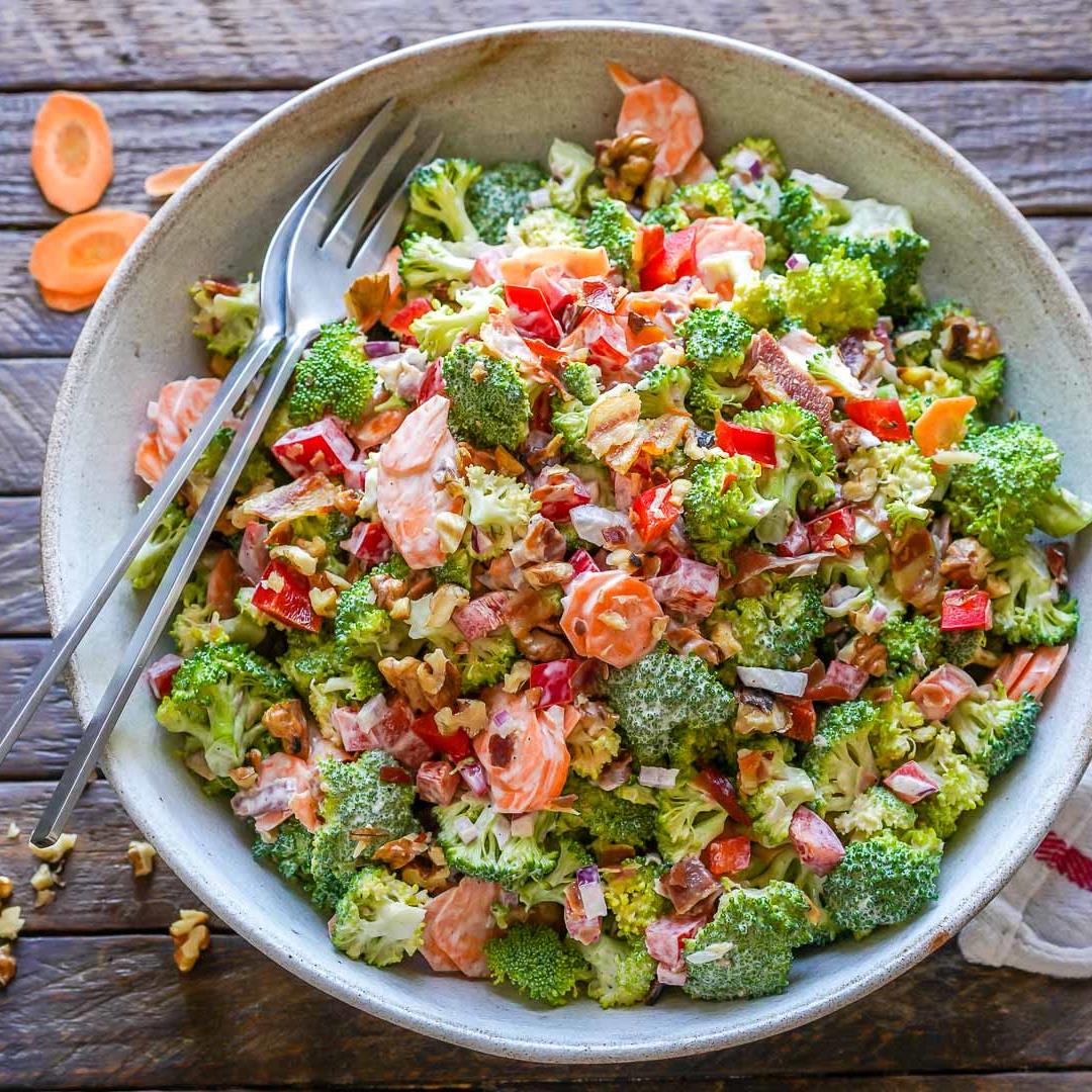 Keto Broccoli Bacon Salad Recipe