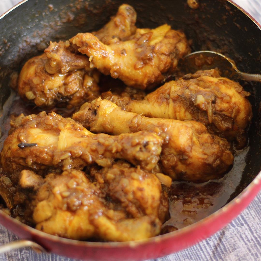 Homestyle Kadai Chicken Drumstick Fry • Chakris Kitchen