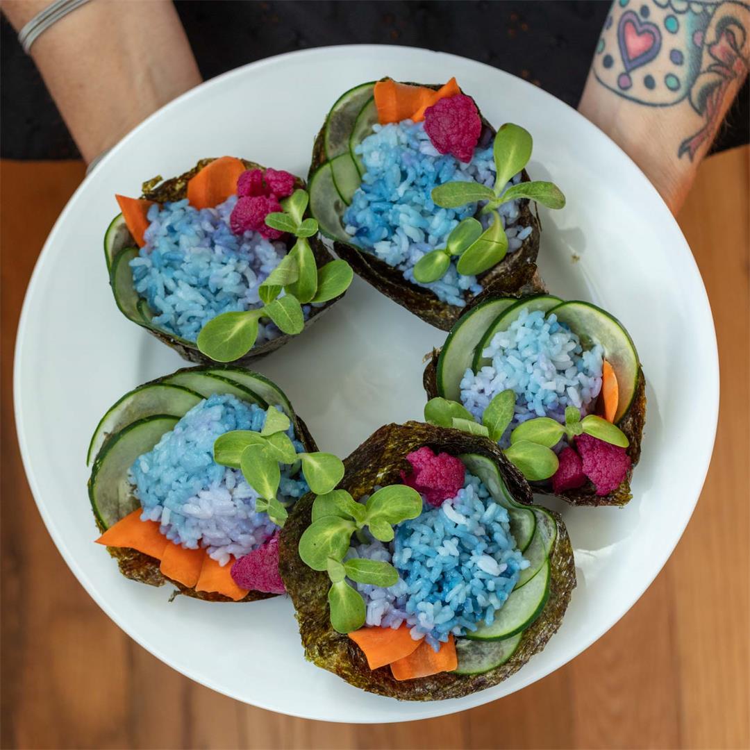 Vegan Sushi Cupcakes