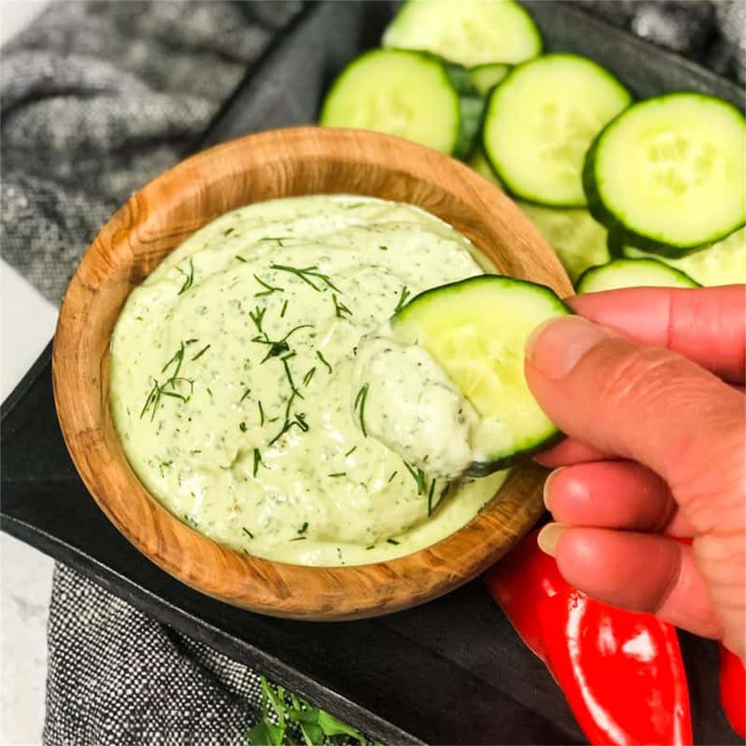 Ricotta Dip with Herbs and Garlic