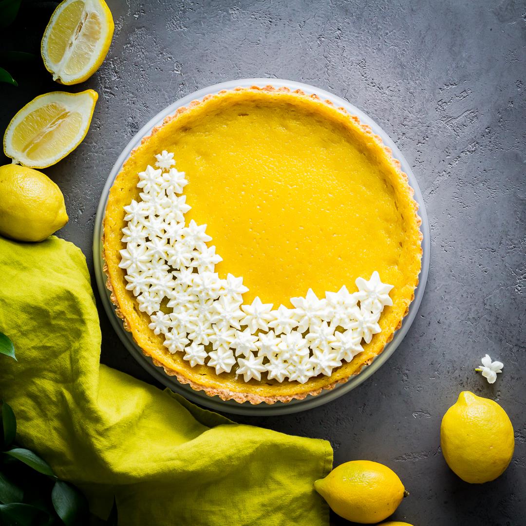 Lemon Tart with Mascarpone Cream
