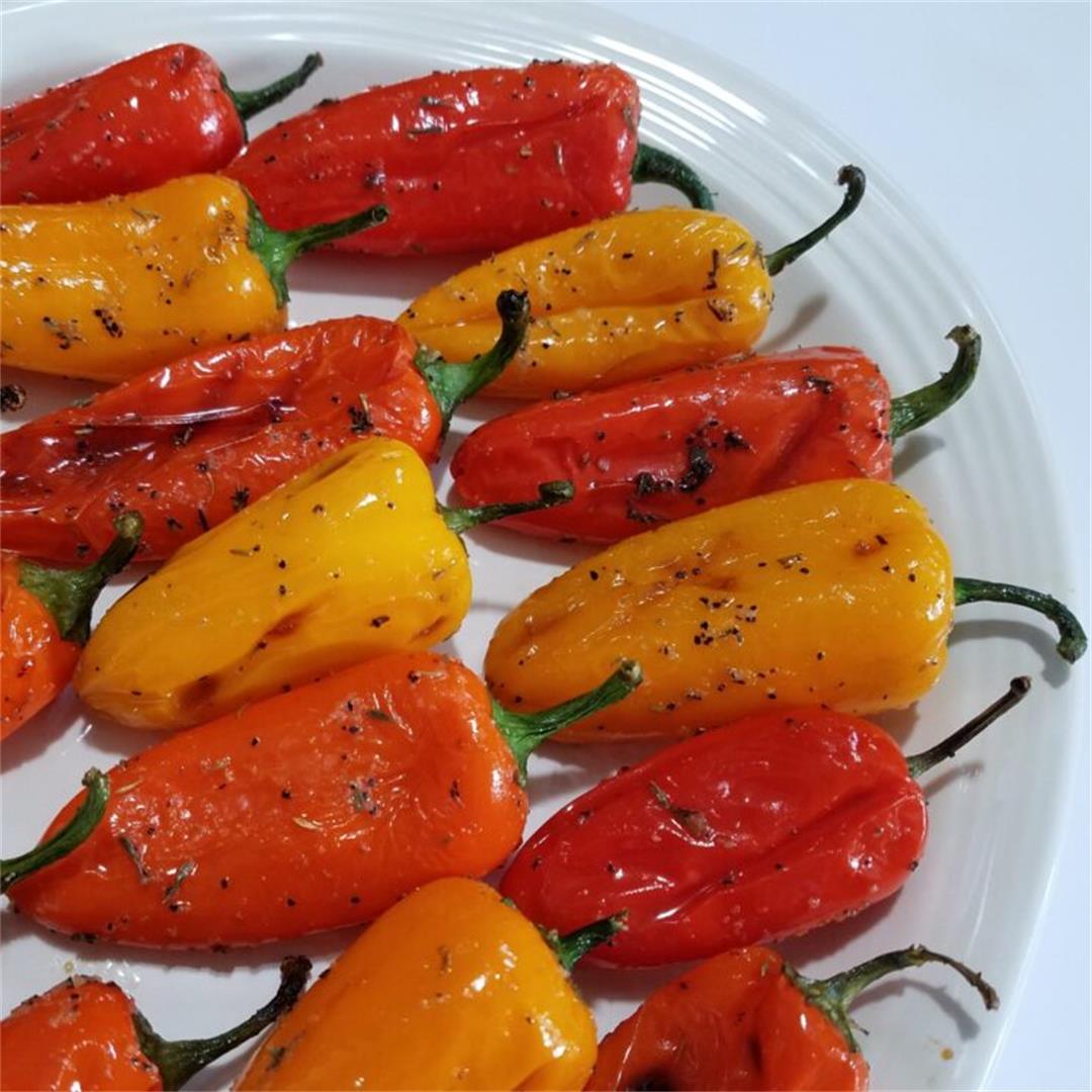 Grilled Mini-Peppers