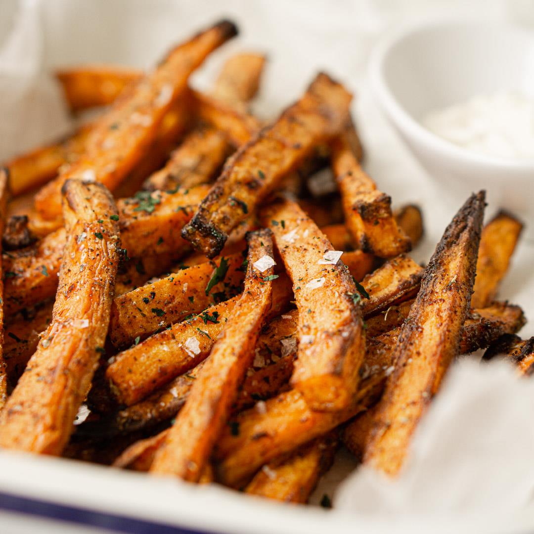 The BEST Baked Sweet Potato Fries