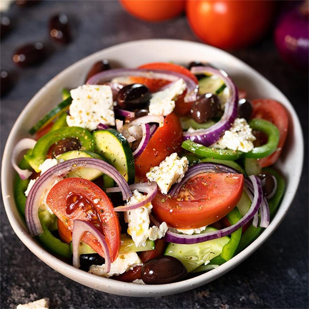 Fresh classic Greek salad