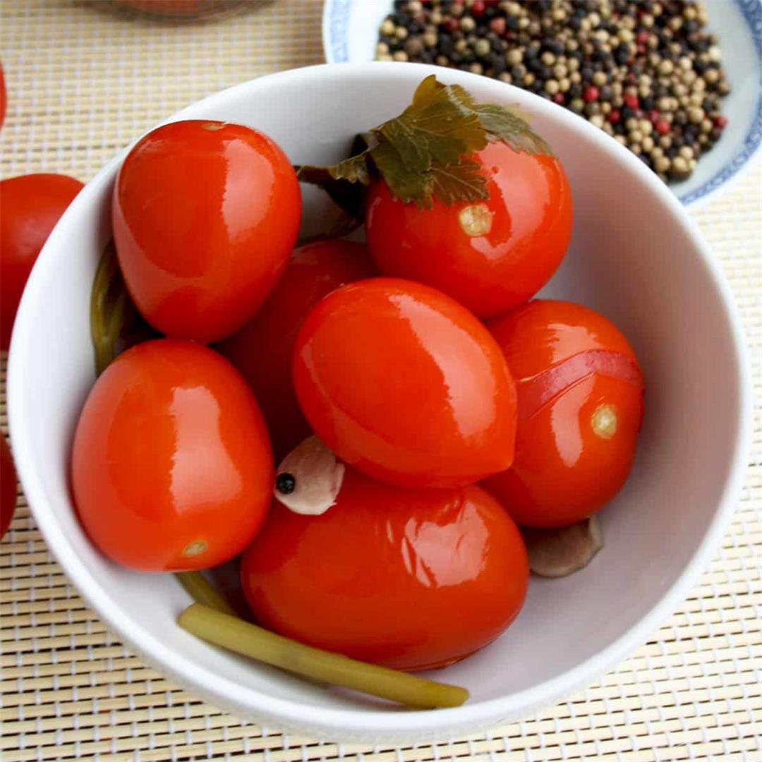 Russian Grandma's Pickled Tomatoes