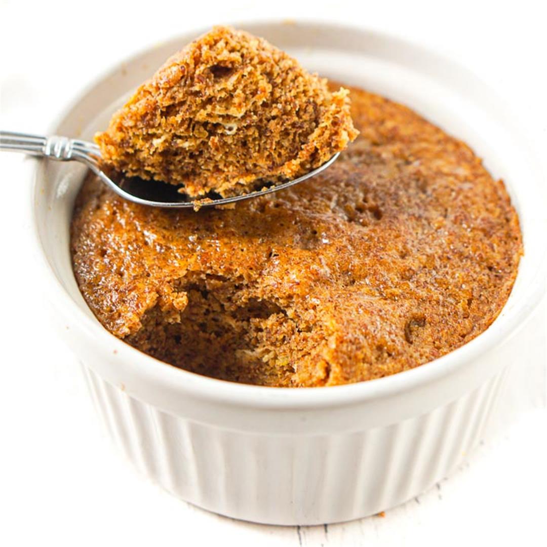Easy 1 Minute Low Carb Pumpkin Muffin