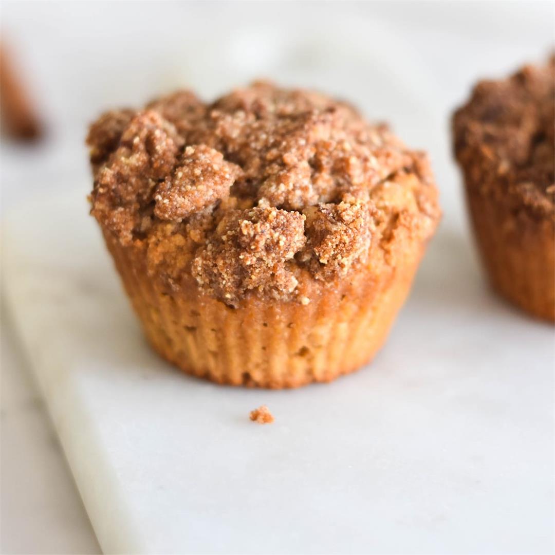 Paleo Cinnamon Coffee Cake Muffins — Foodborne Wellness