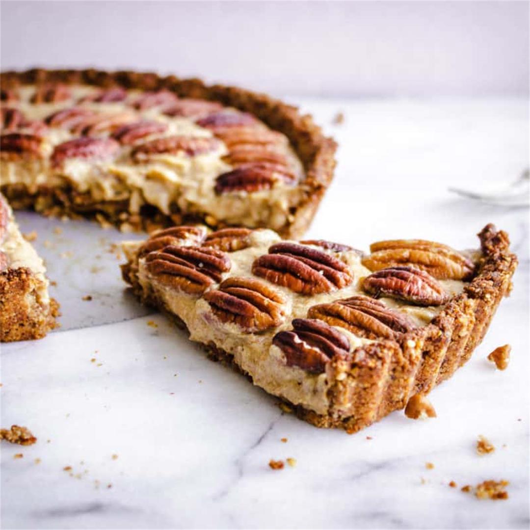 Salted Pecan Pie (vegan & gluten-free)