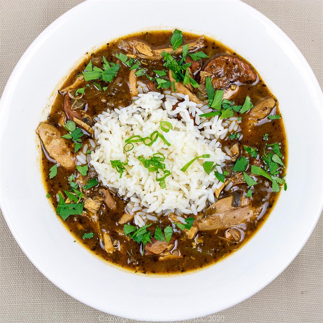 Chicken and Andouille Gumbo Recipe