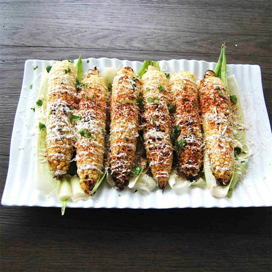Fresh Grilled Mexican Street Corn