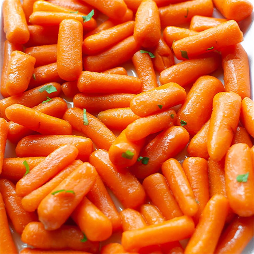Honey Glazed Carrots (BEST Honey Glazed Baby Carrots Recipe) -