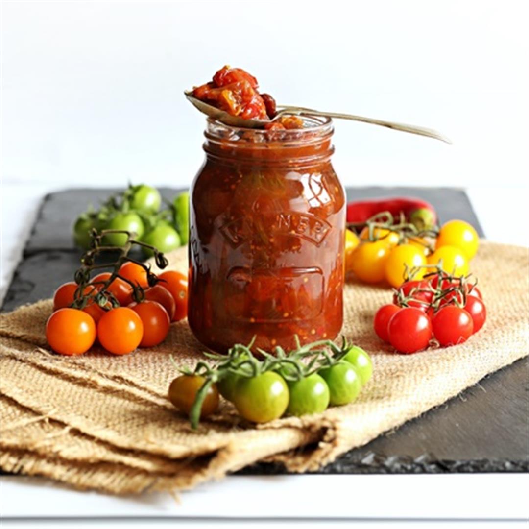Mixed Tomato Chutney - with a chilli kick!