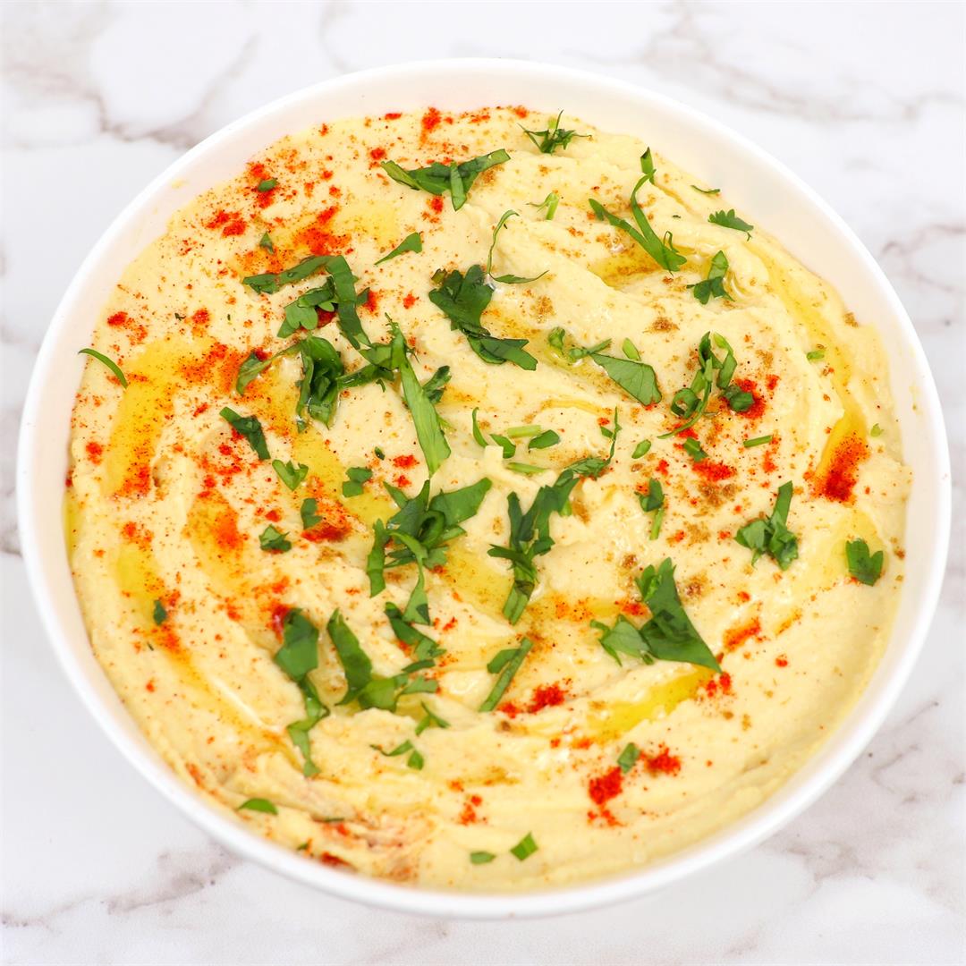 Classic Hummus – Vegan, Gluten-free & Nut-free