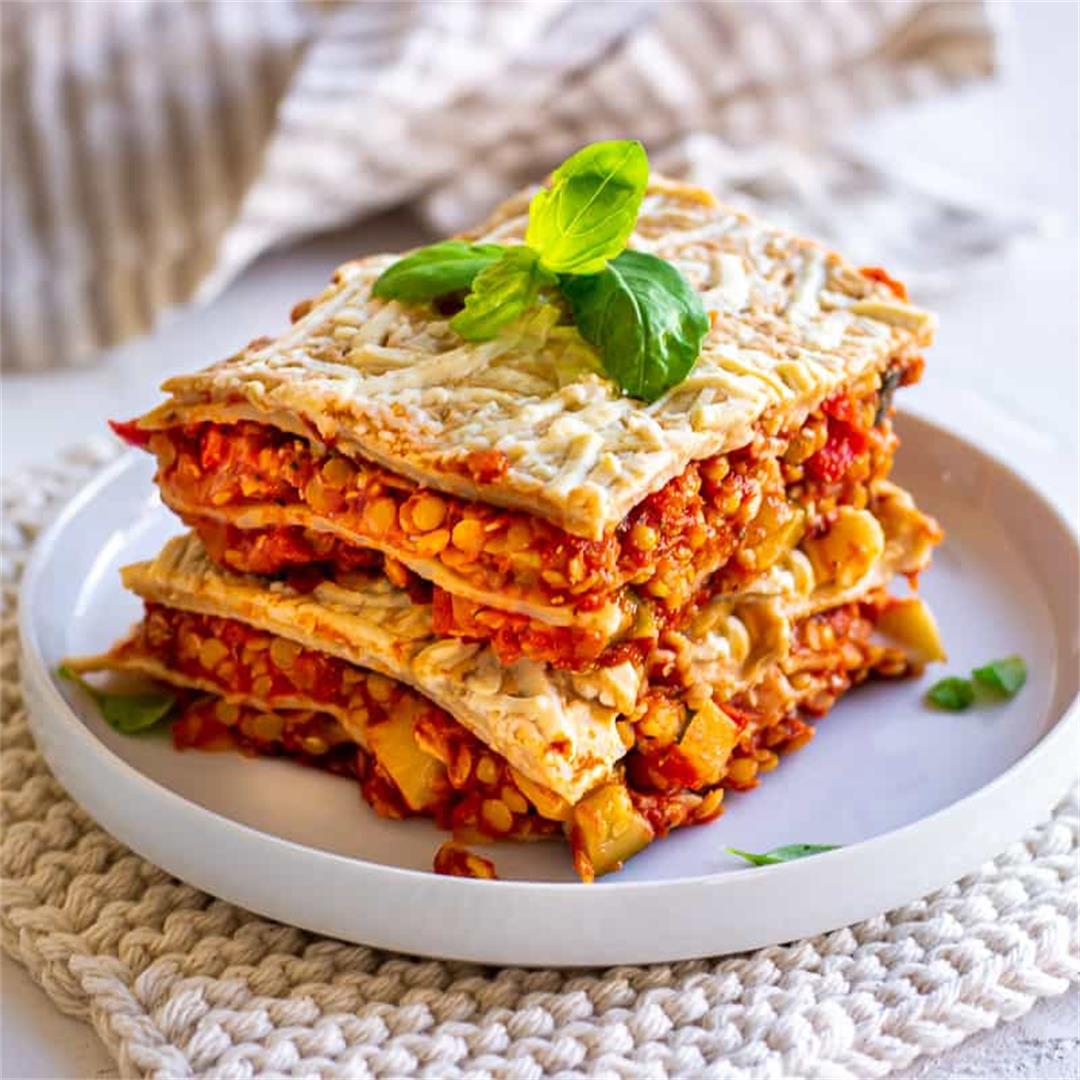 Easy Vegan Lasagna (gluten free)