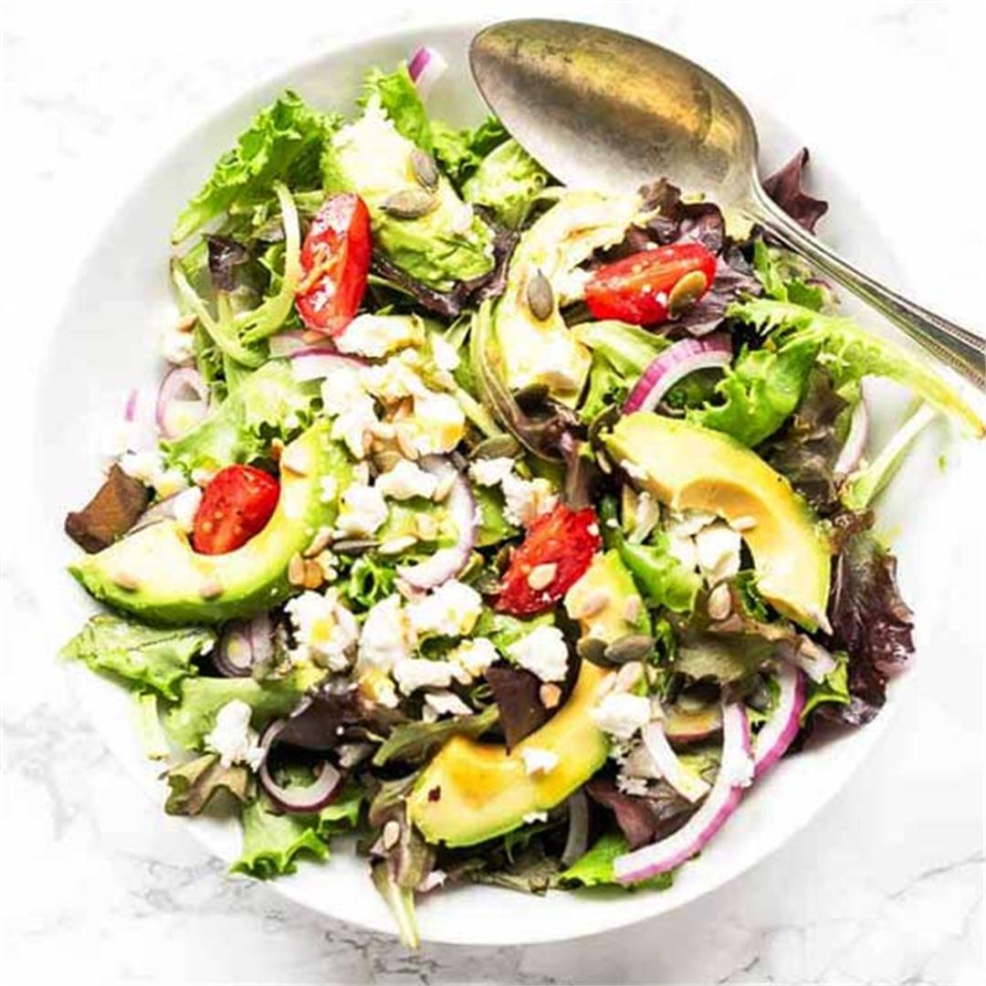 Mexican Salad With Lime Dressing