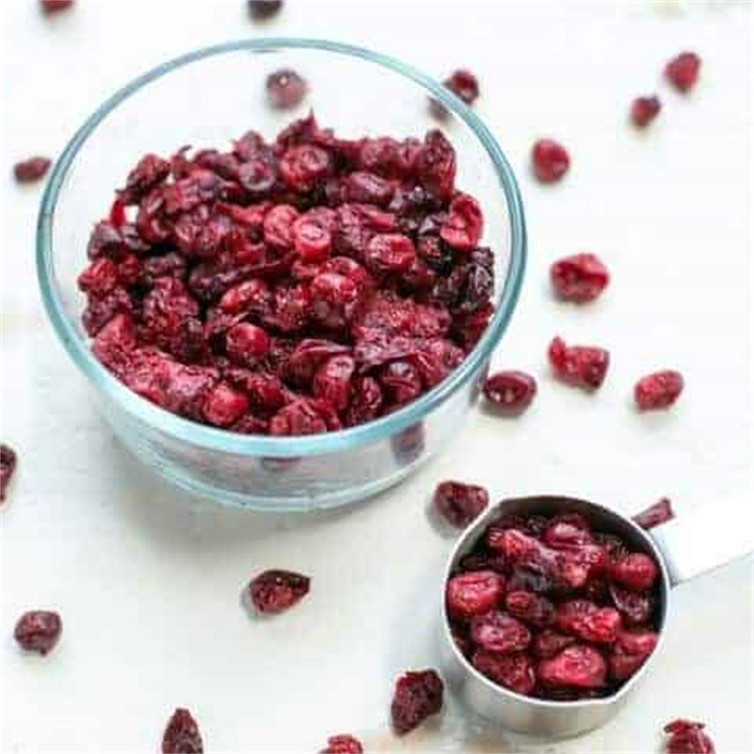 How to Make Dried Cranberries with No Sugar