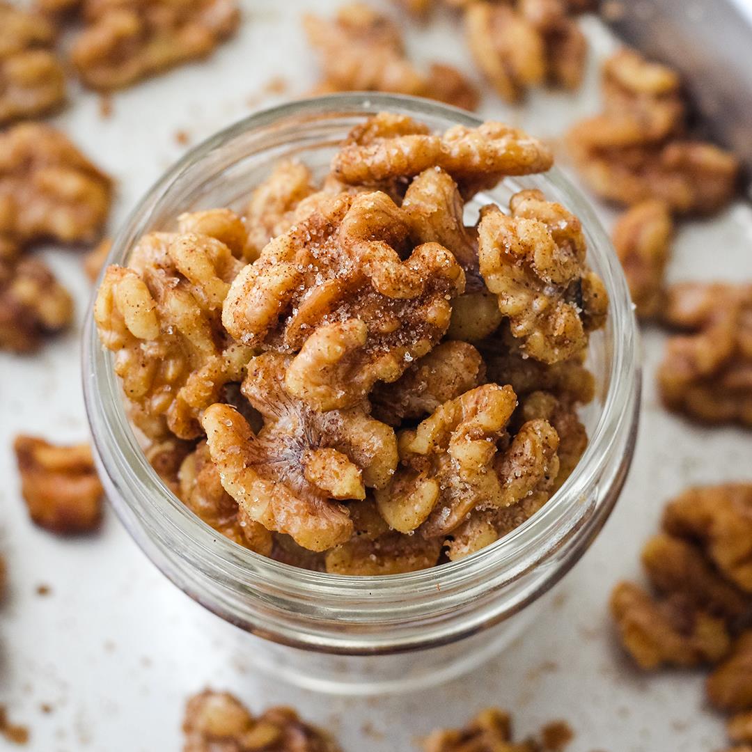 Cinnamon Walnuts (Easy Small Batch Recipe)