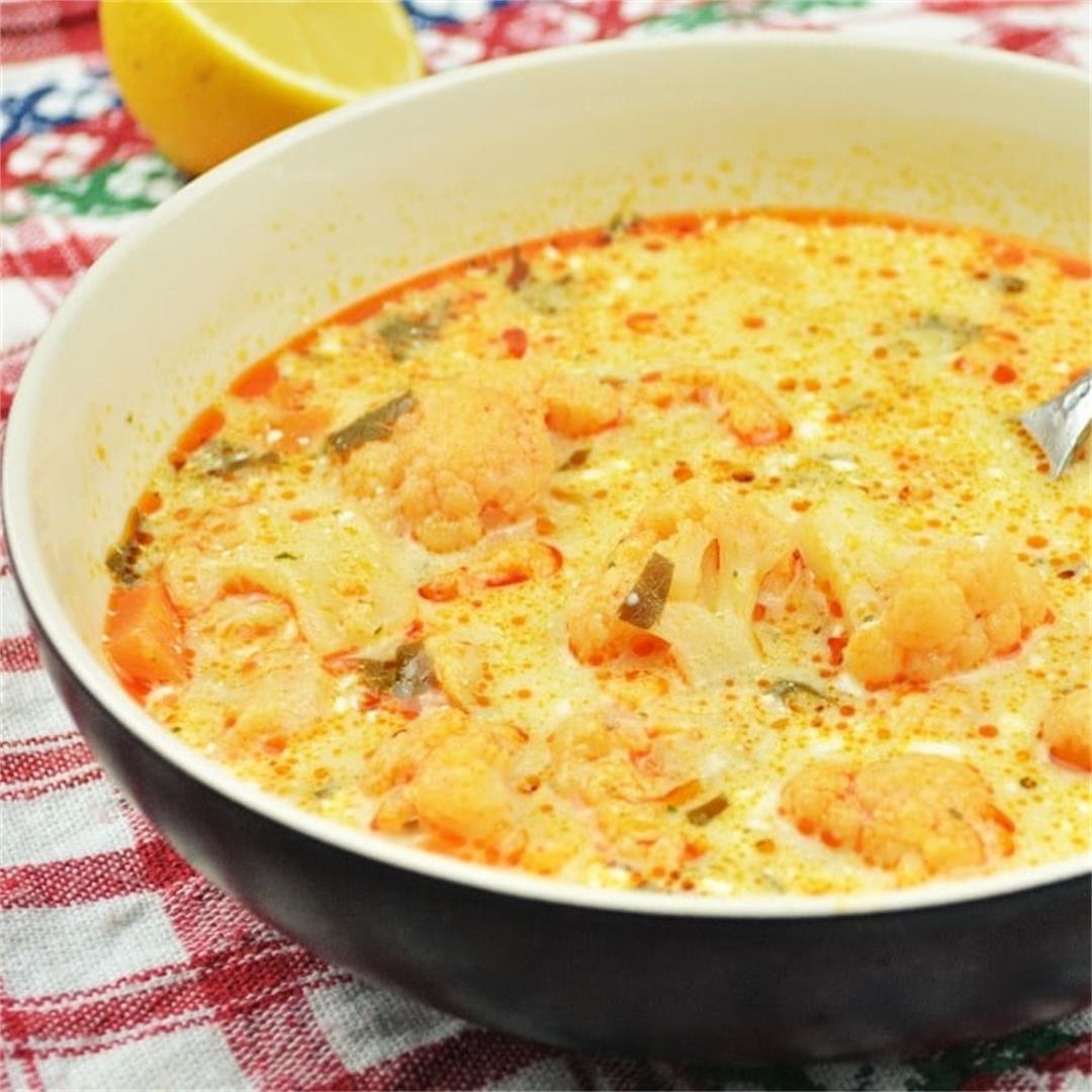 Best Healthy Cauliflower Soup Recipe-Timea's Kitchen