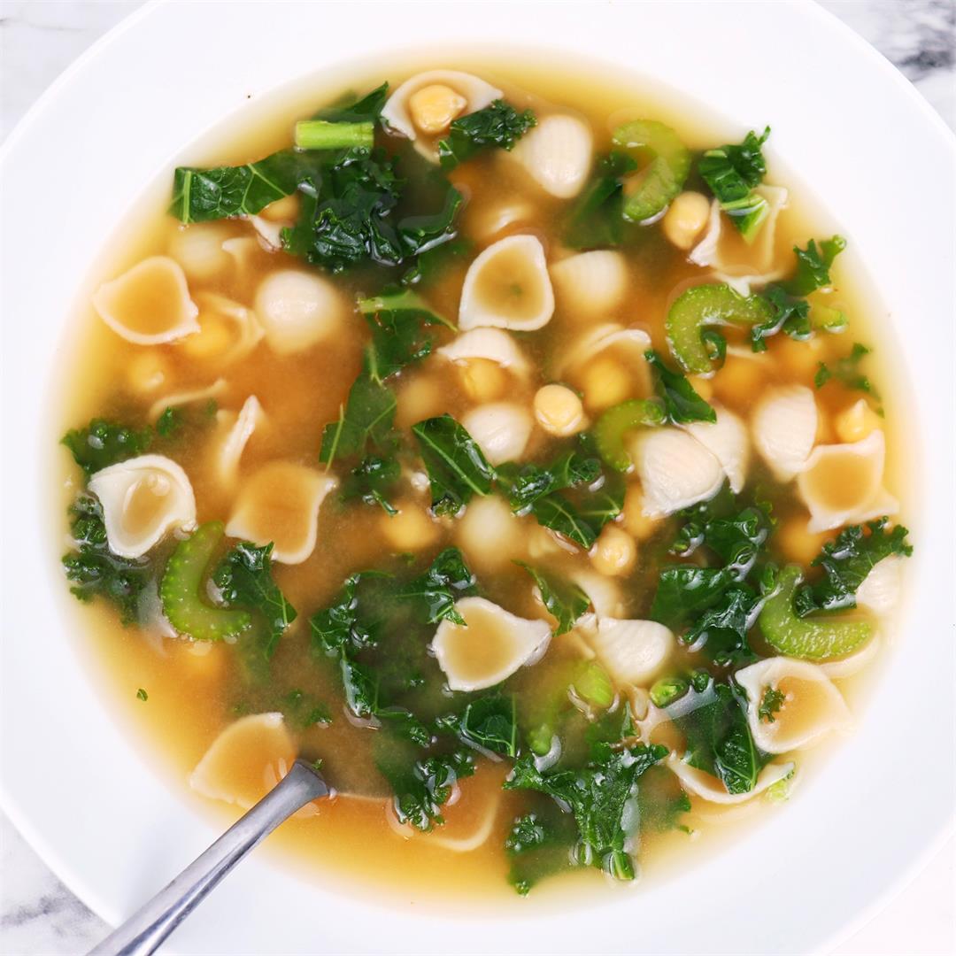 Chickpea Miso Noodle Soup – Vegan & Gluten-Free