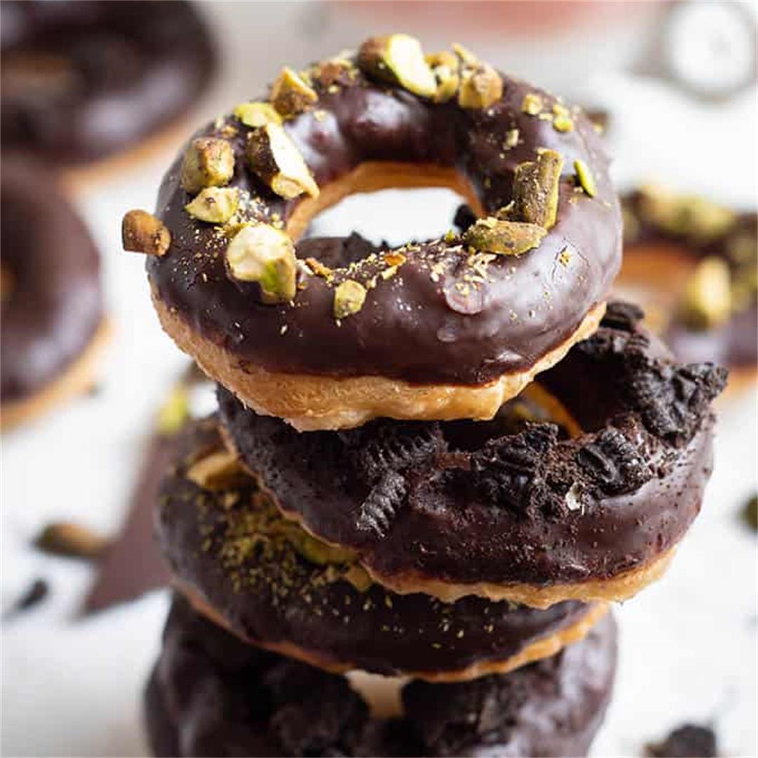 Chocolate Puff Pastry Donuts