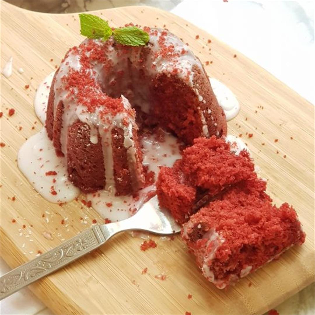 Red Velvet Cake With Sugar Glaze Frosting BAKES |