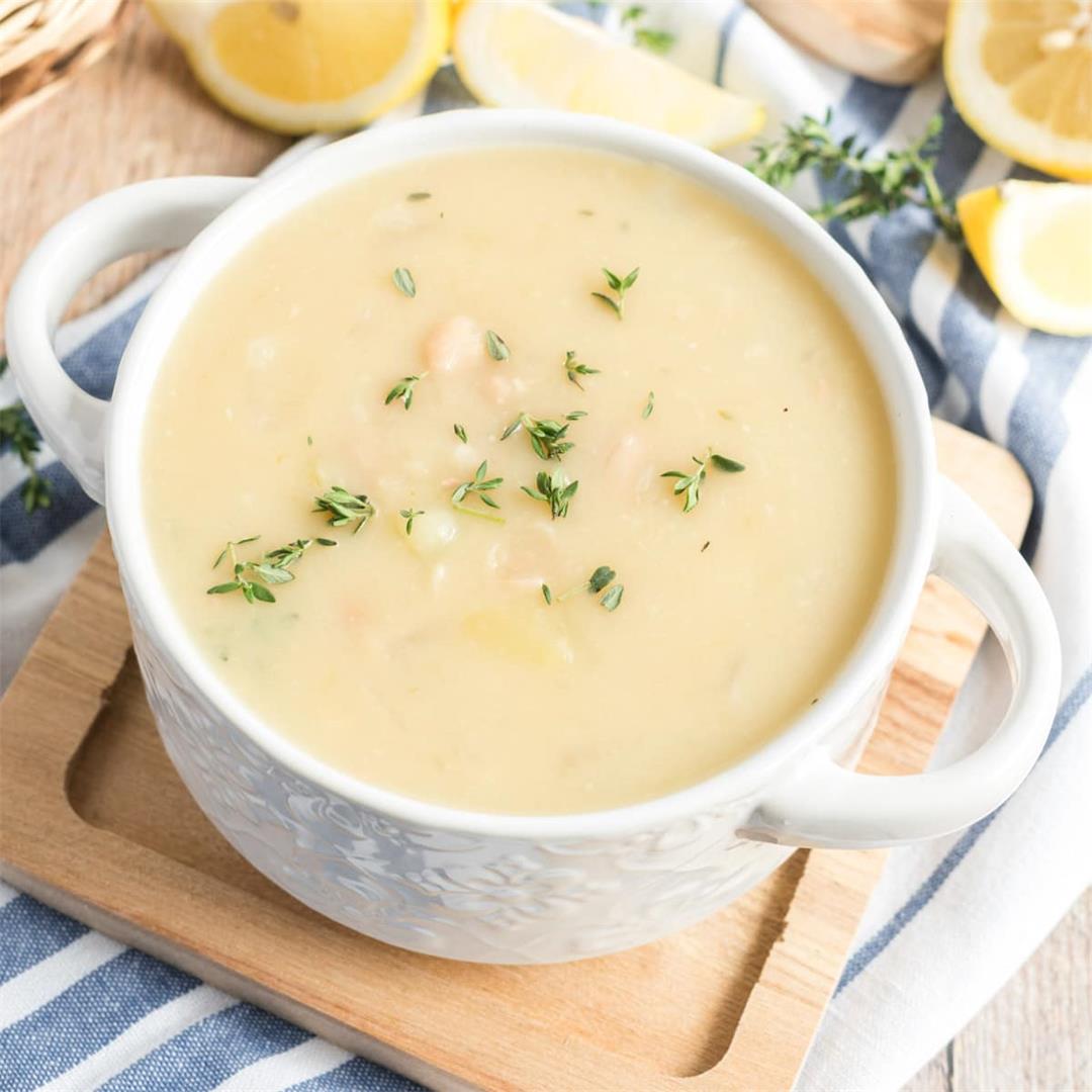 White Bean Soup (with Potato Lemon and Thyme)