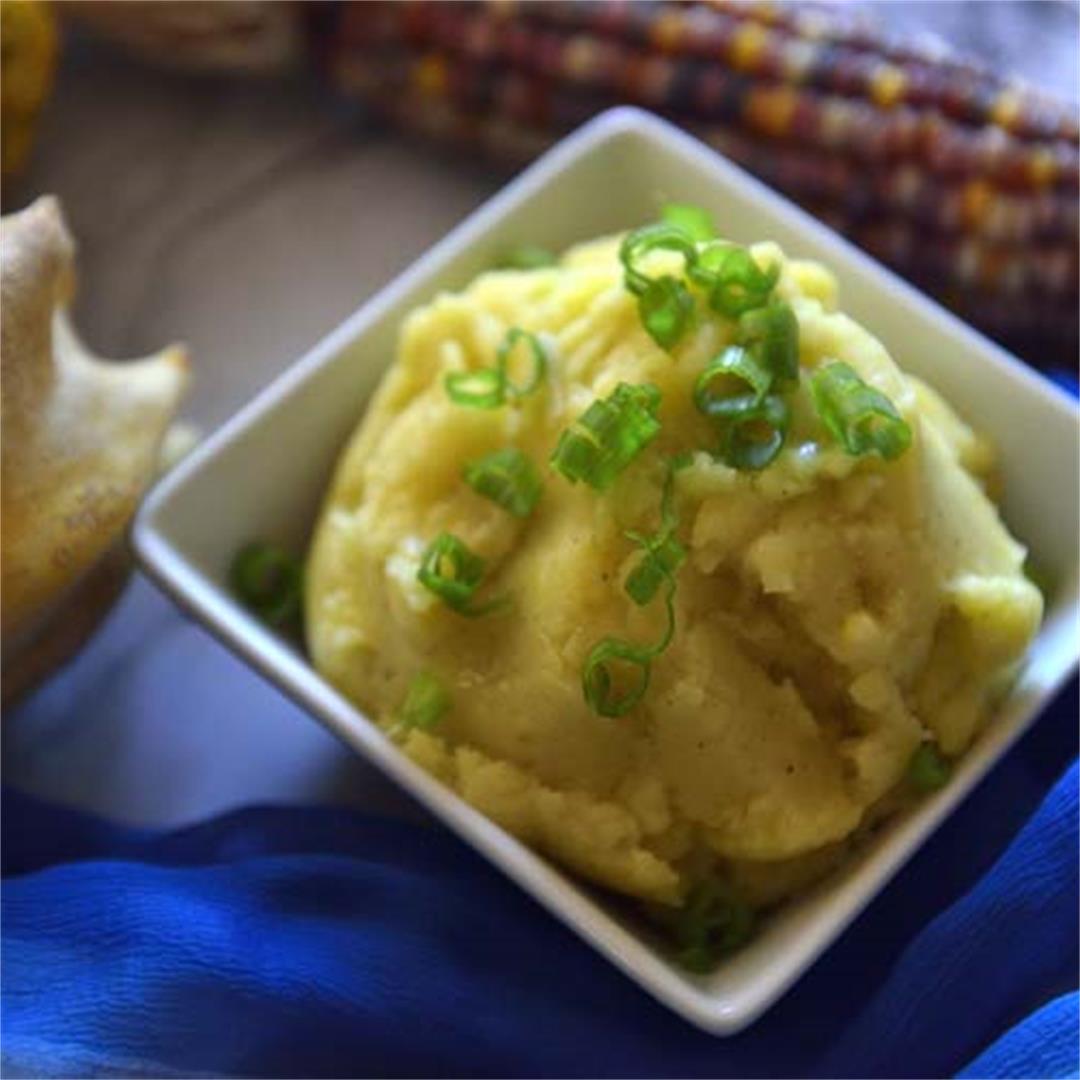 Garlic Mashed Potatoes (Vegan)