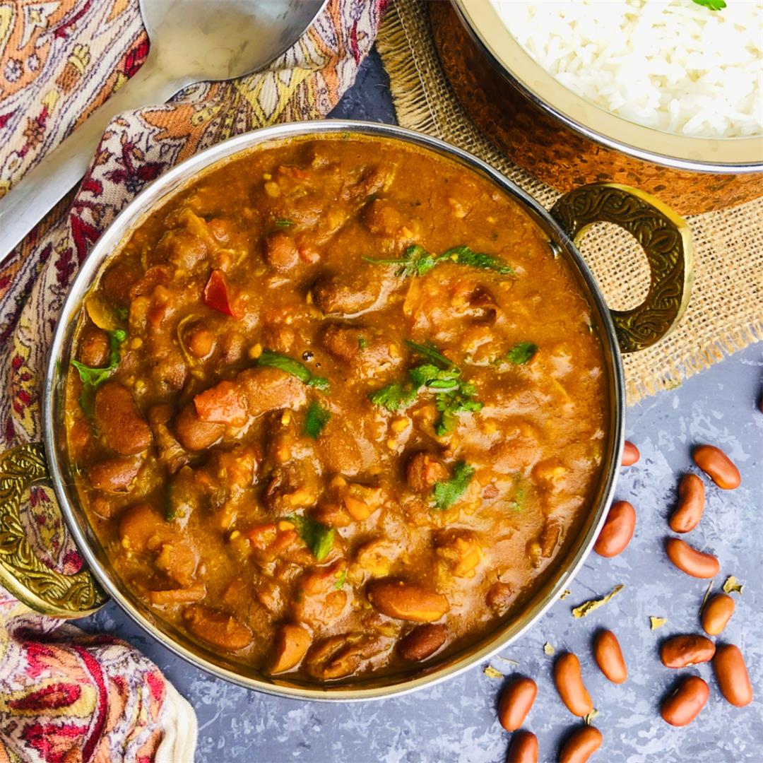 Vegan kidney bean curry