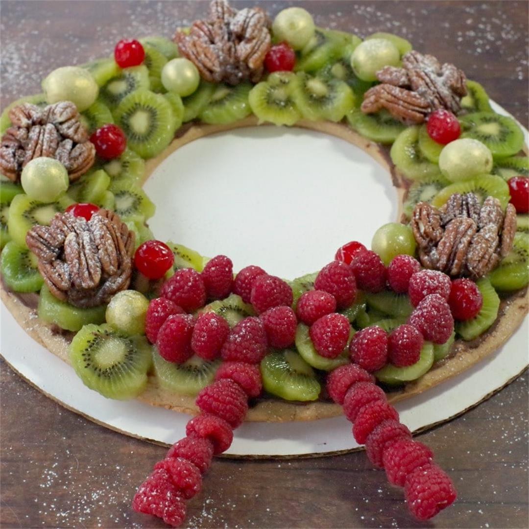 Edible Christmas Wreath