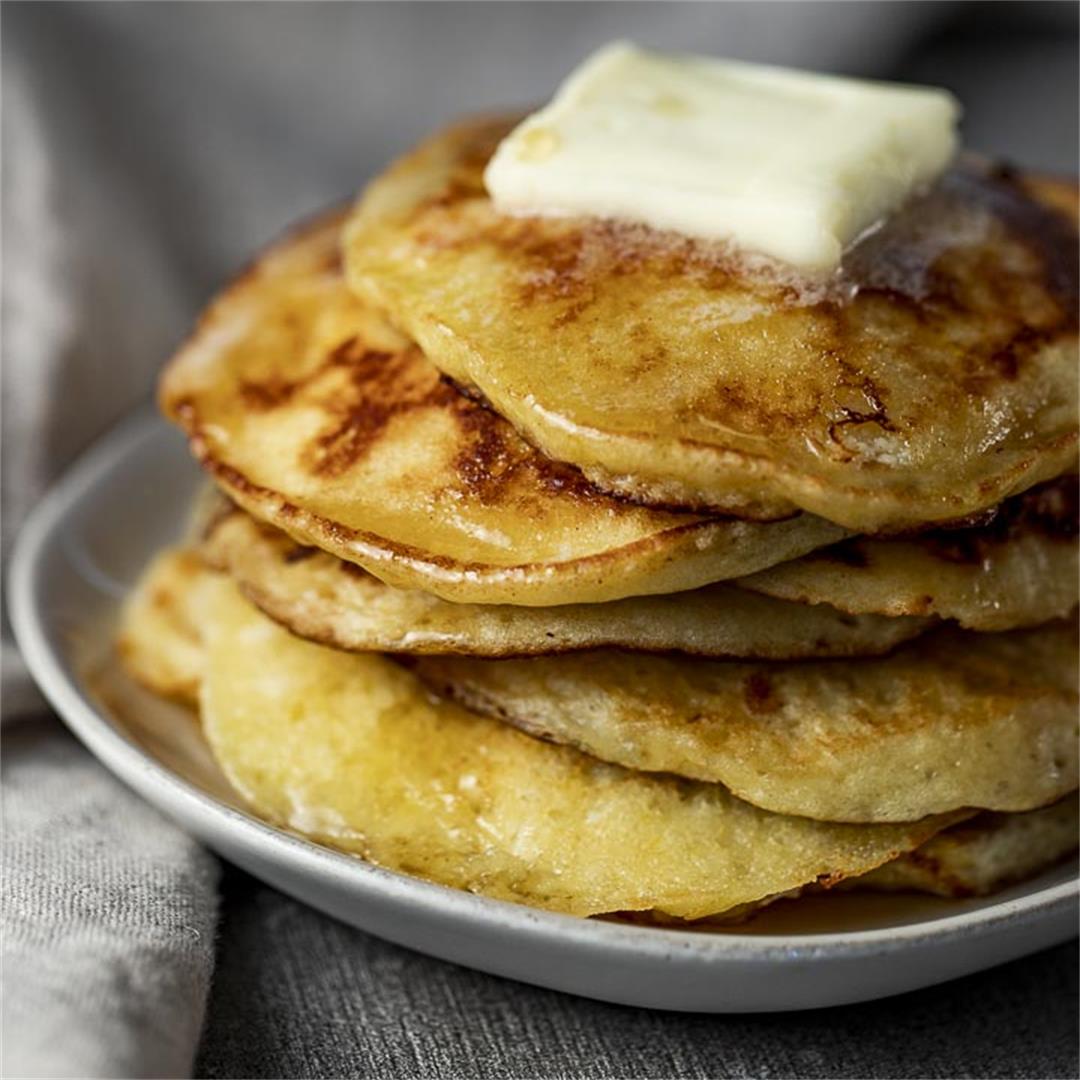 Orange Ricotta Pancakes – Light & Fluffy!