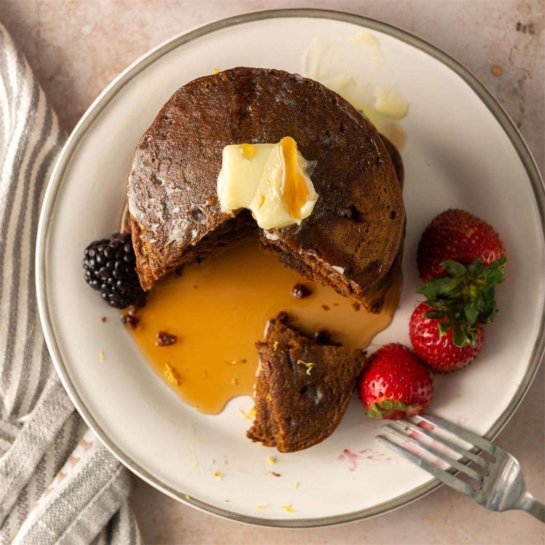 Gingerbread Pancakes (with Molasses!)