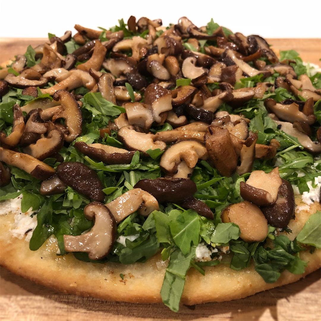 Shiitake Mushroom Pizza