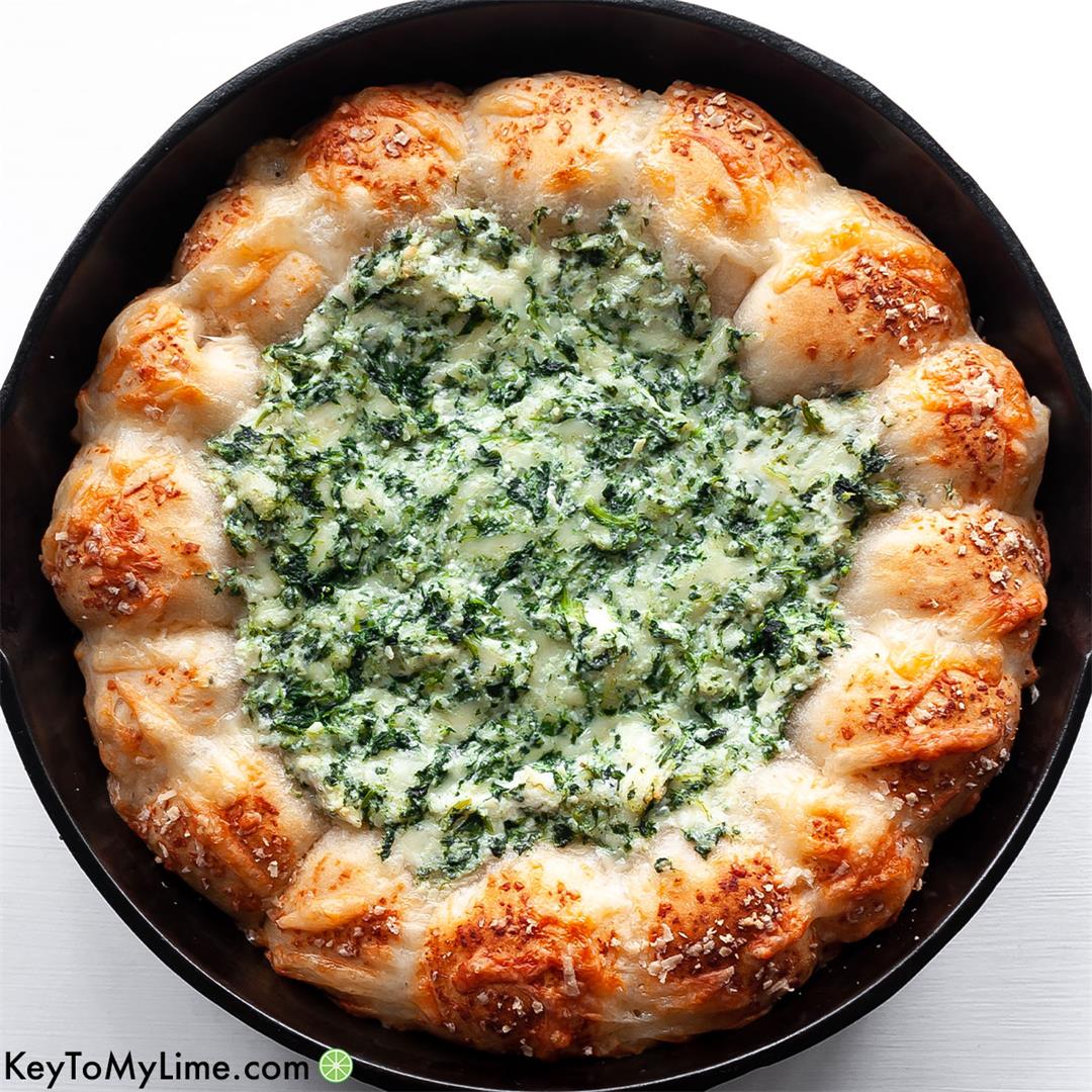 Baked Biscuit Wreath Dip: BEST Christmas Eve Appetizer