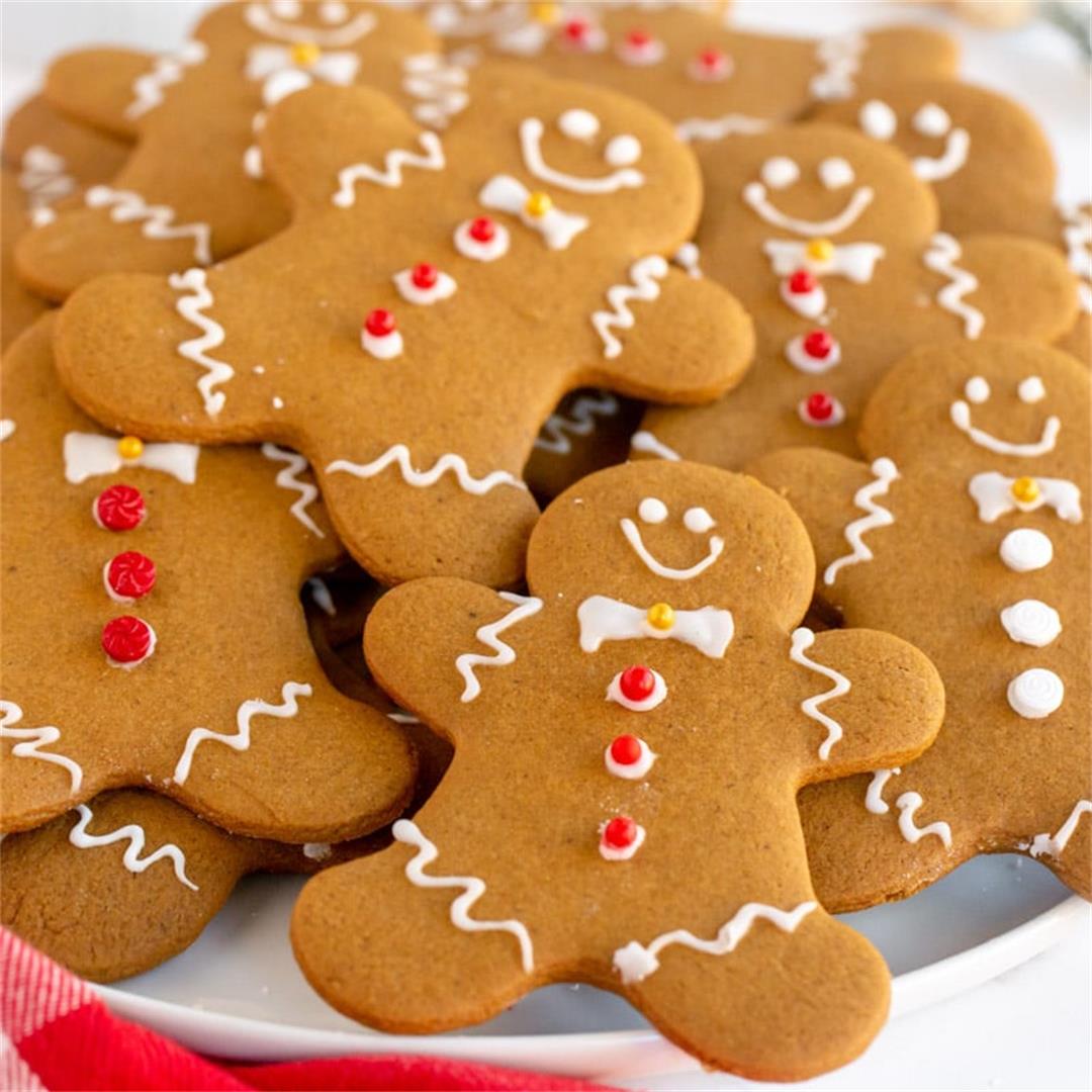 The Yummiest Gingerbread Men Recipe