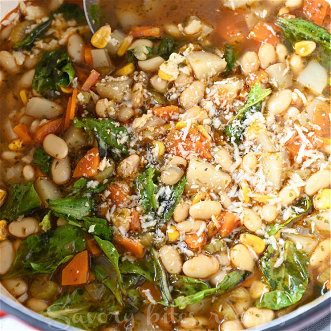 The 20-minute white bean soup