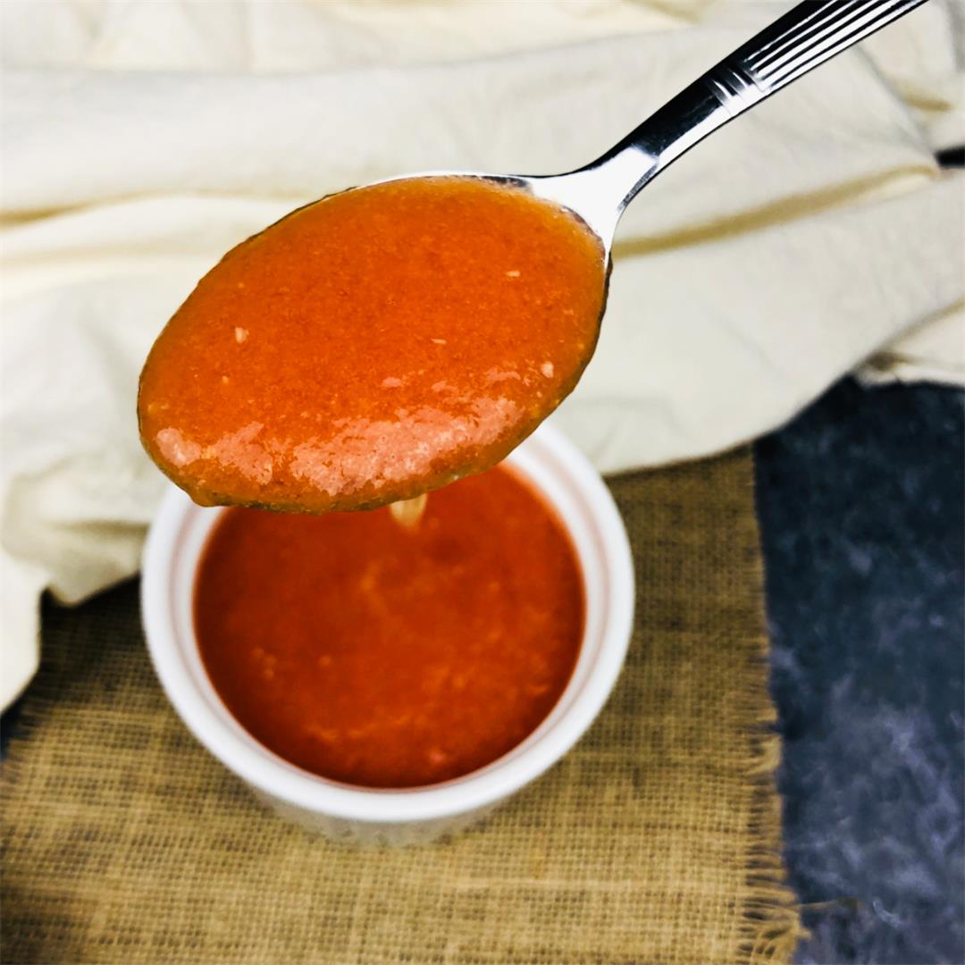 Homemade tomato puree