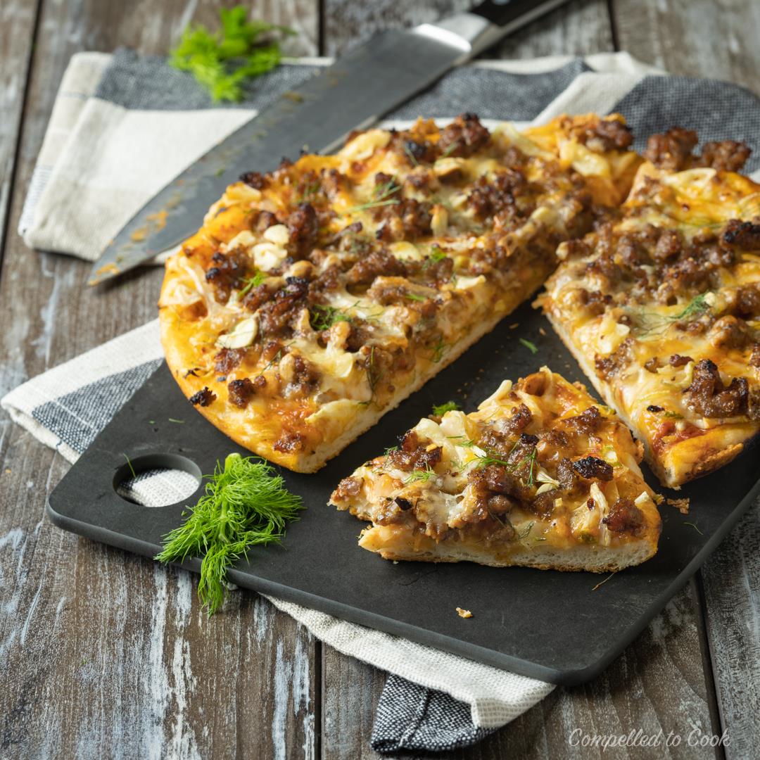 Sausage and Fennel Cast-Iron Pizza