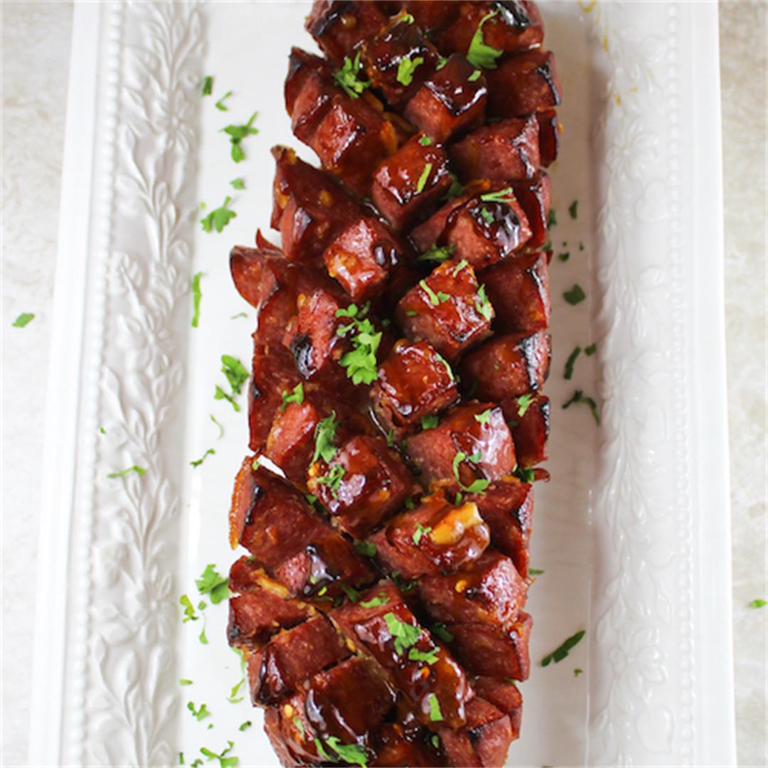 Sweet and Tangy Baked Salami