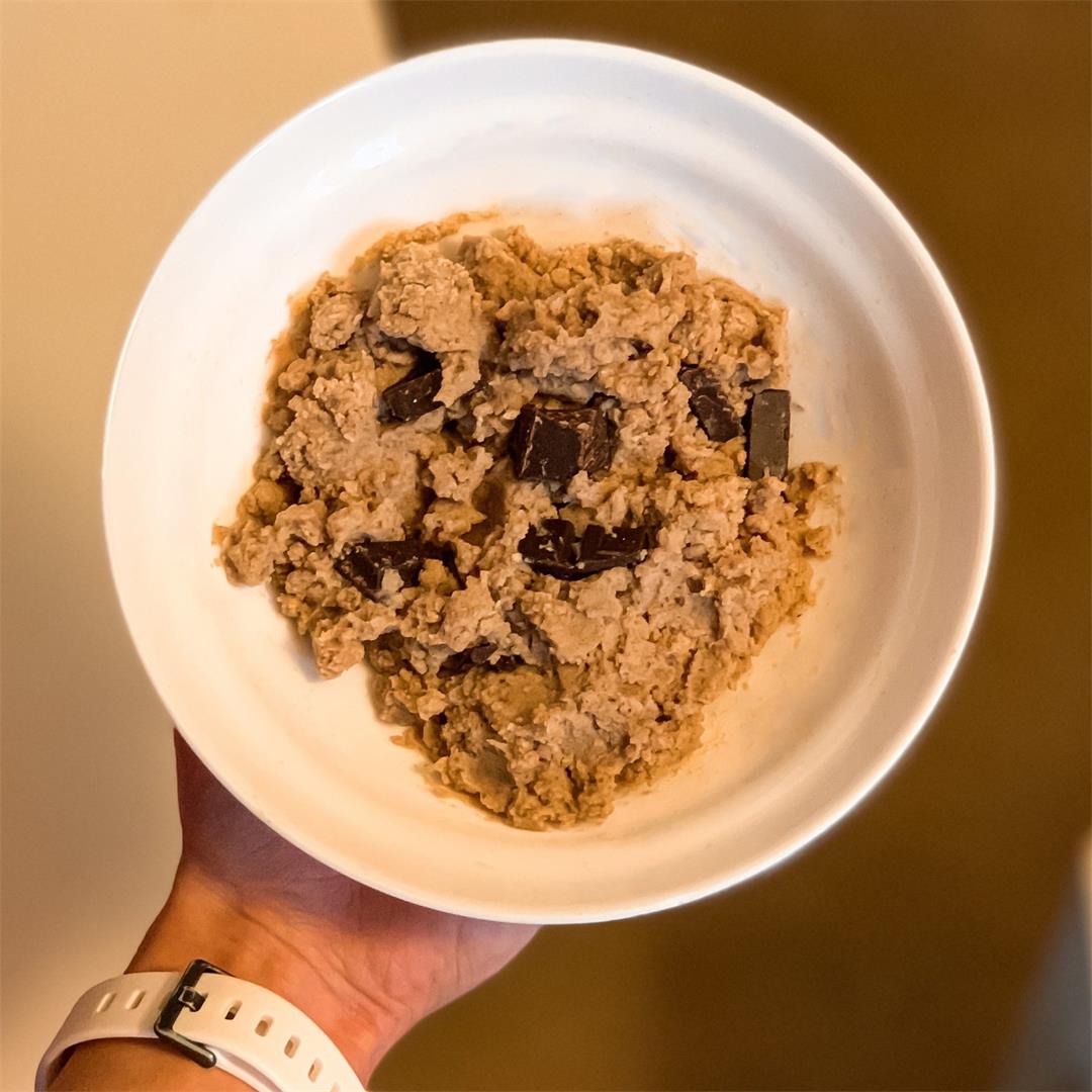 Vegan Protein Cookie Dough for One