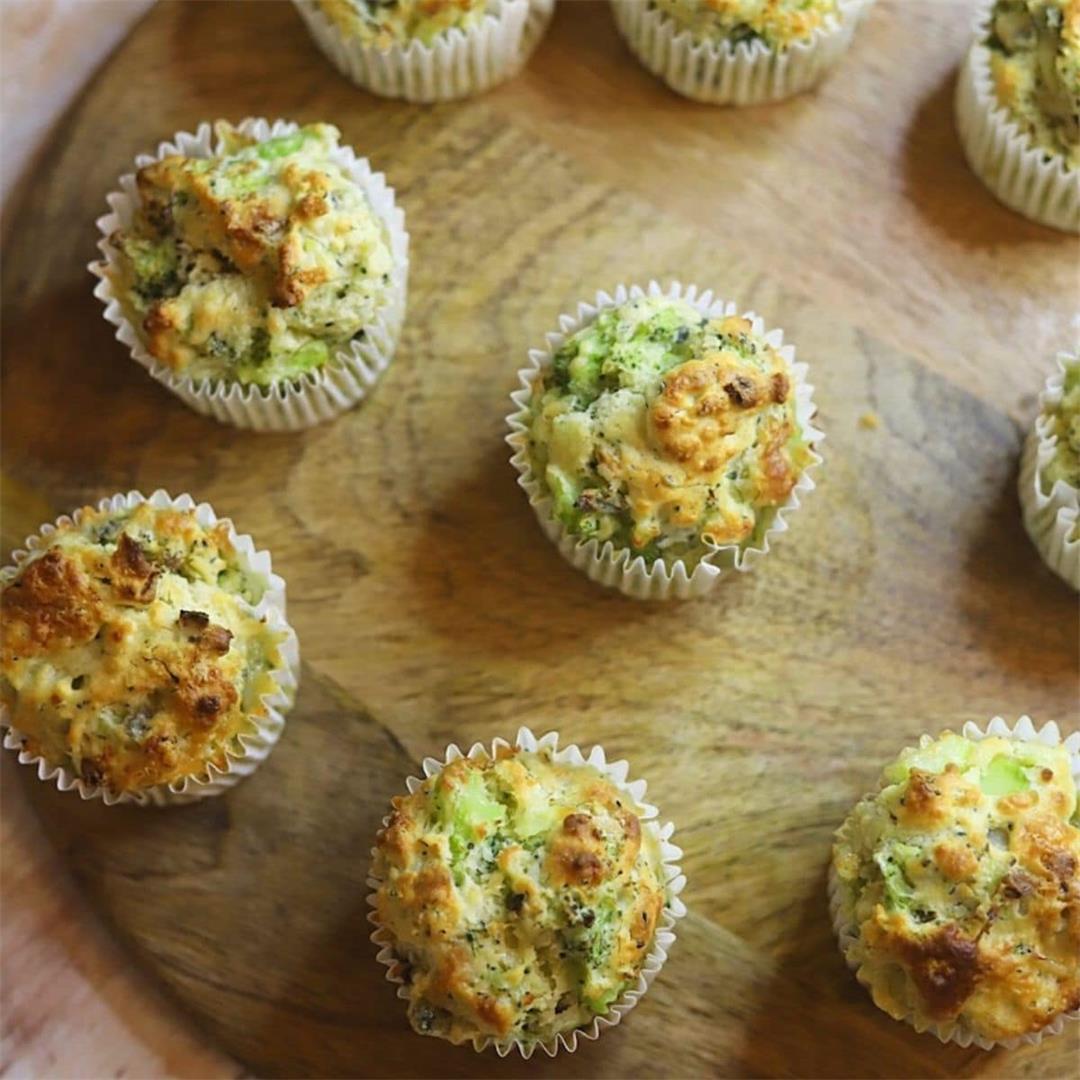 Broccoli & Cheese Breakfast Muffins